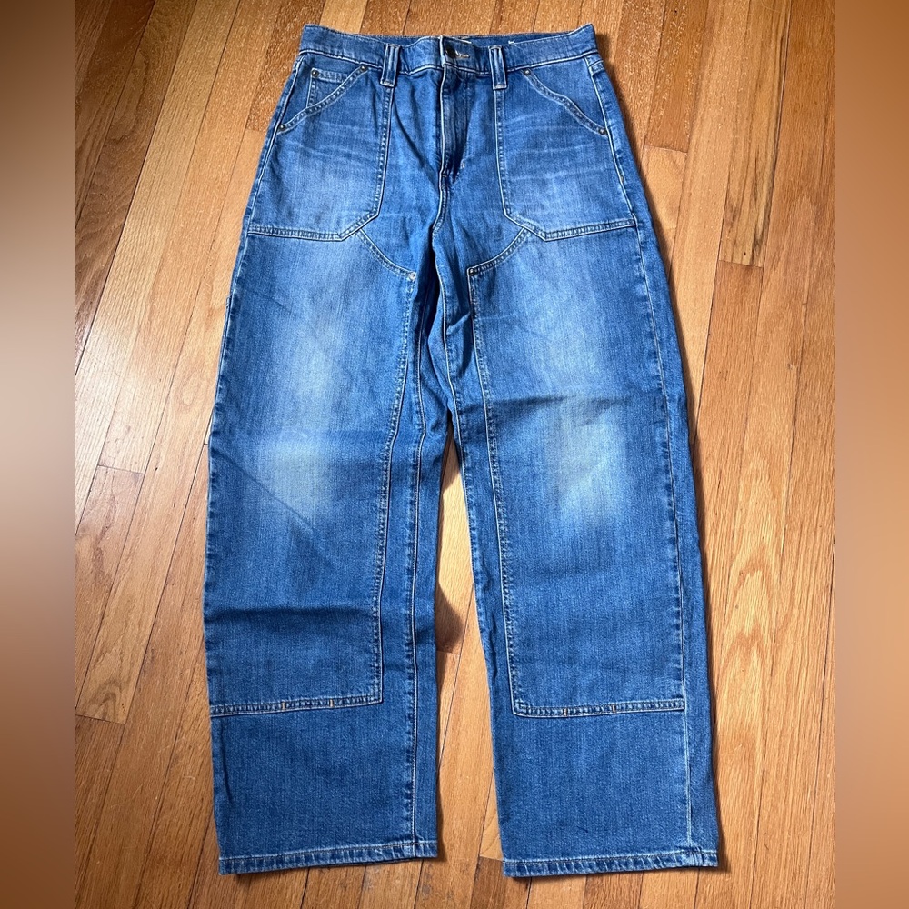 Banana Republic High-Rise Straight Cargo Jean Ankle Women's 30 L